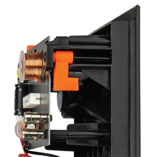 XL-2 installation system compatible with up to 2” (50mm) thick wall/ceiling material.